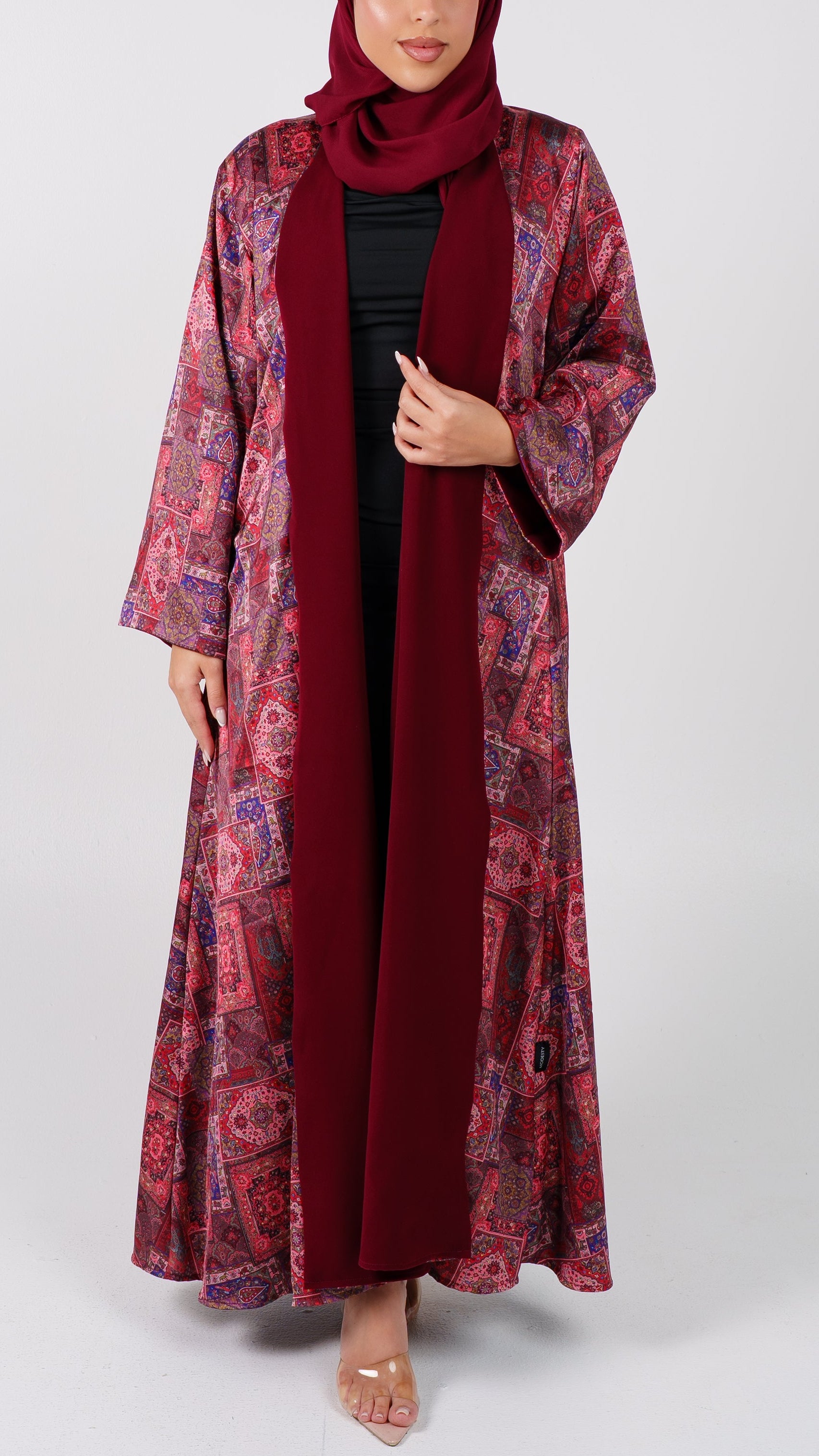 Womens 2 in 1 Selection - The Geometric Reversa Silk in Ember
