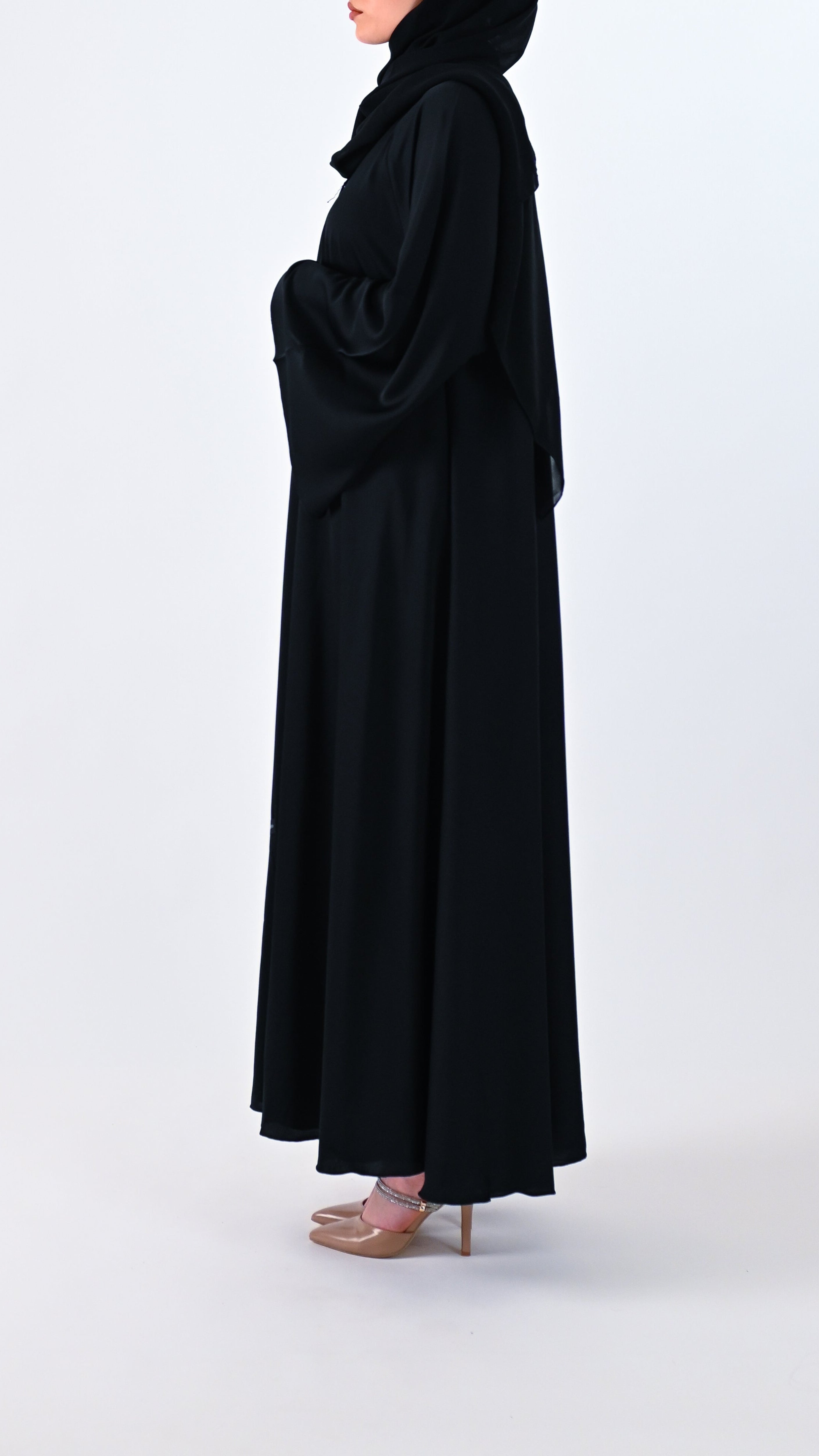 Womens Essential Abaya - Your Daily Companion in Ebony