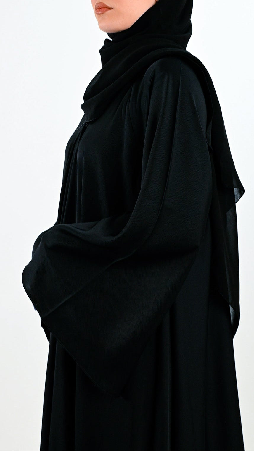 Womens Essential Abaya - Your Daily Companion in Ebony